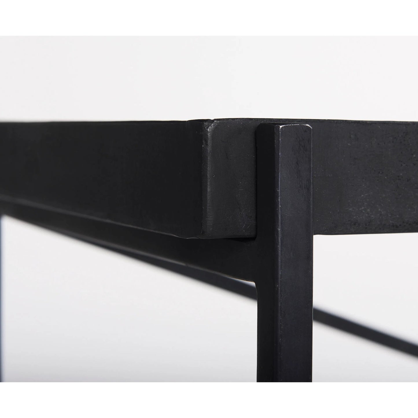 036 SI-2369318 | Closeup | Trey Console Table by Mercana. Made from iron in a transitional style.