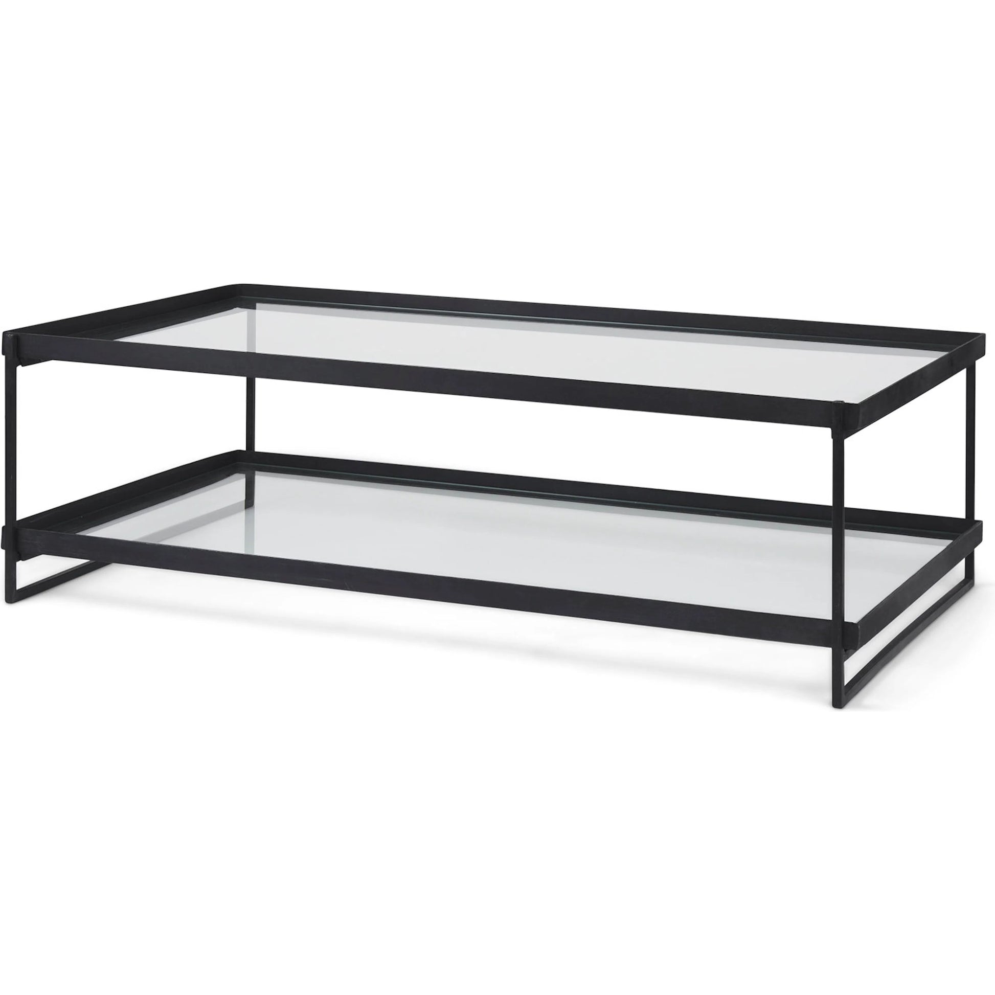 Trey Coffee Table by Mercana. Made from glass in a transitional style.