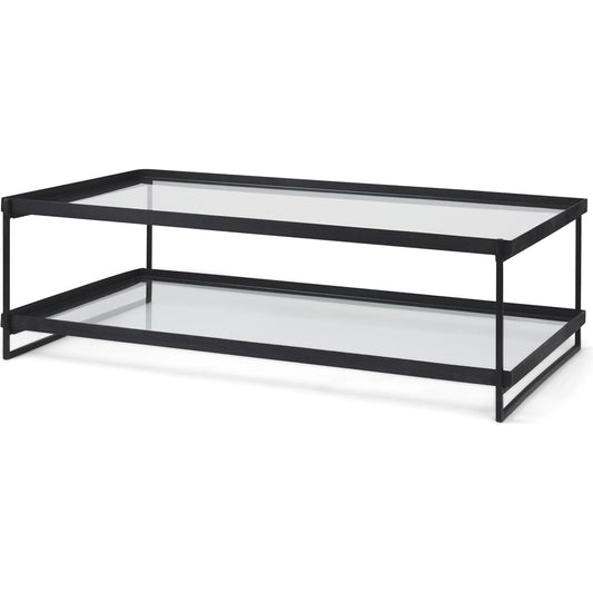 Trey Coffee Table by Mercana. Made from glass in a unique style.
