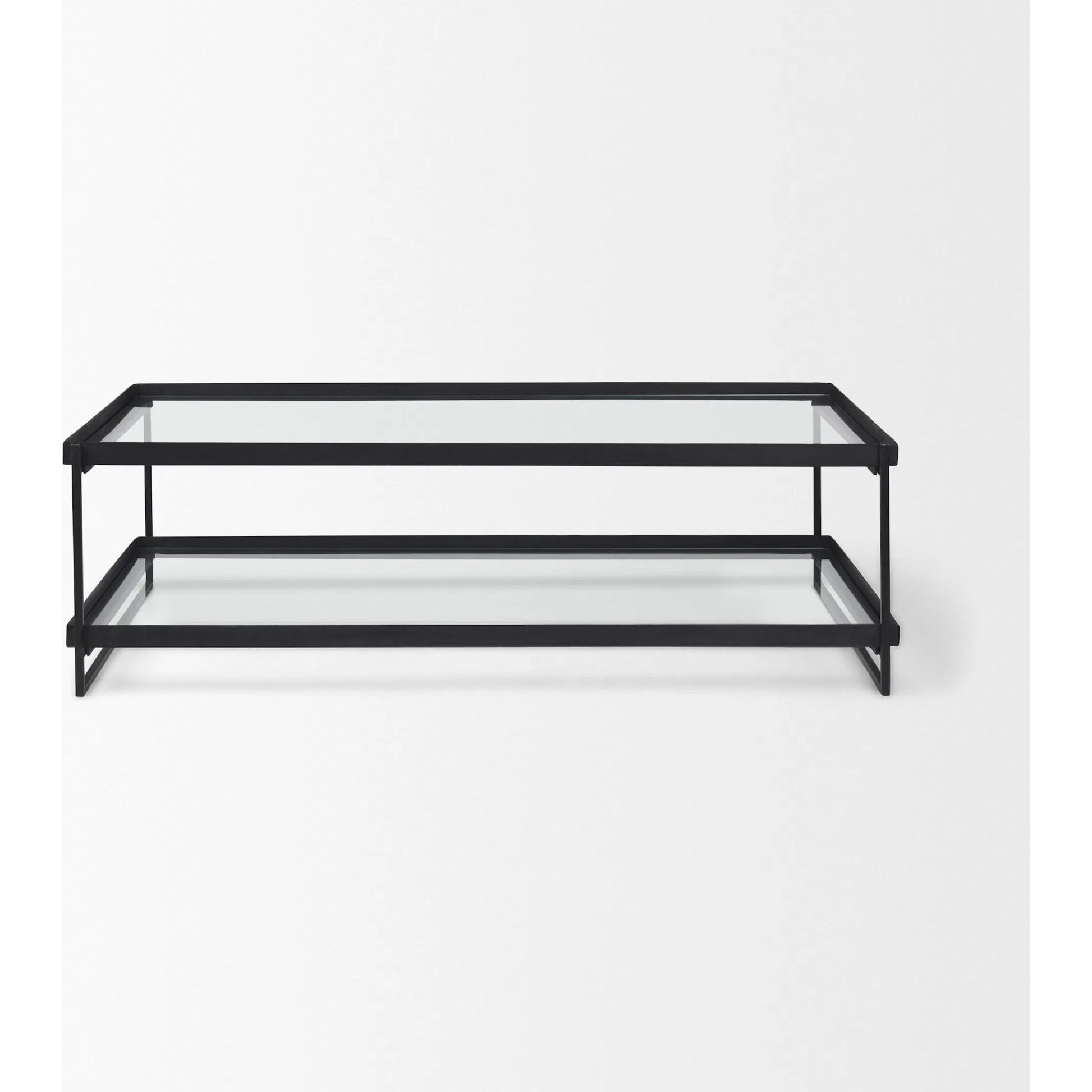 Trey Coffee Table by Mercana. Made from glass in a transitional style.