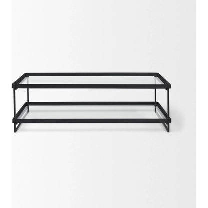 Trey Coffee Table by Mercana. Made from glass in a transitional style.