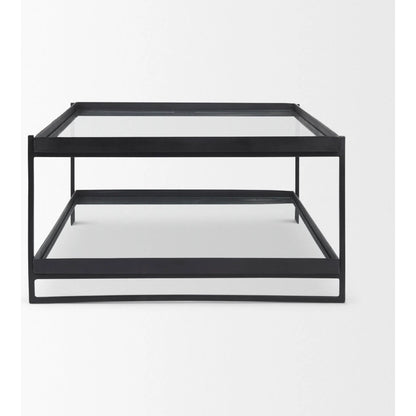 Trey Coffee Table by Mercana. Made from glass in a transitional style.