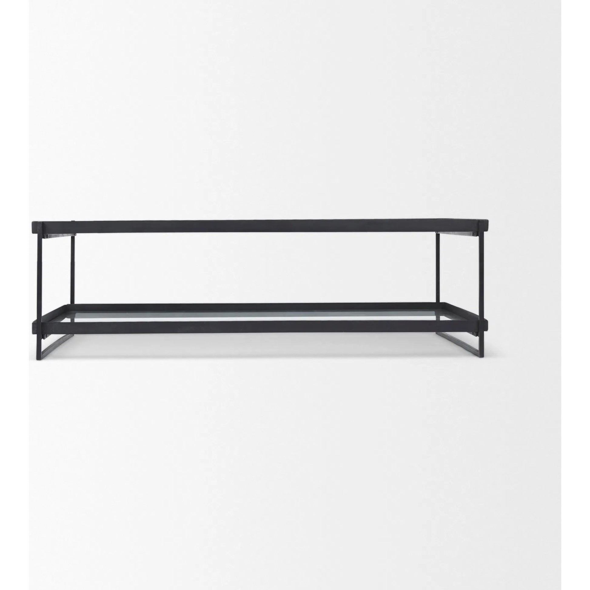 Trey Coffee Table by Mercana. Made from glass in a transitional style.