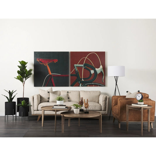 Brooks Upholstered Sofa by Mercana. Made from polyester blend in a unique style.