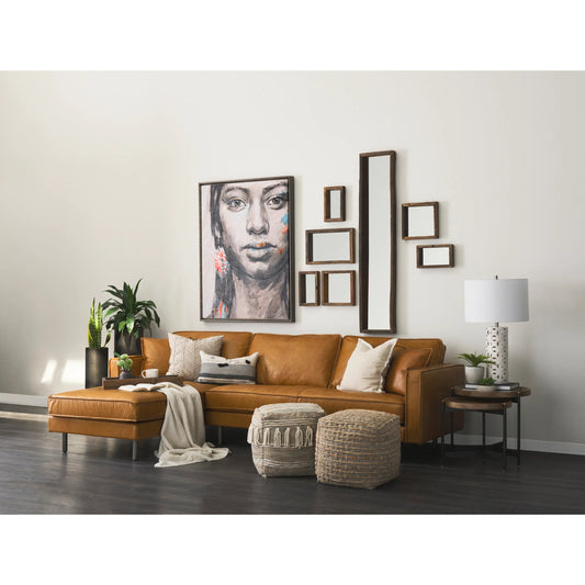 Marquisa Accent Table by Mercana in natural. Made from metal, wood in a unique style.
