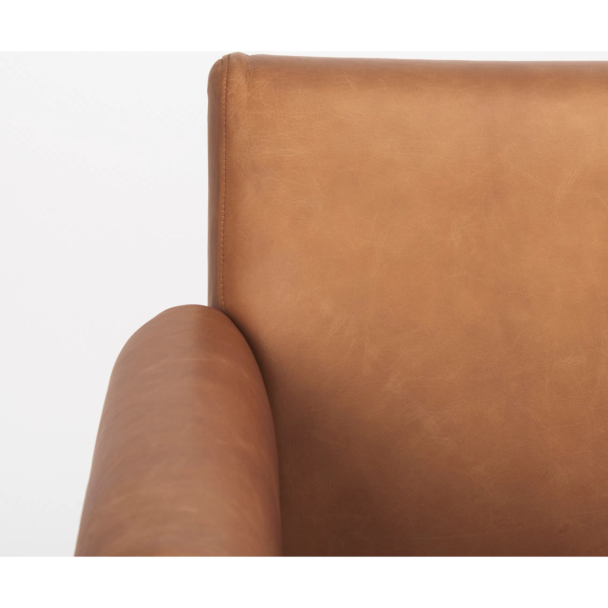 Ashton Faux Leather Accent Chair by Mercana. Made from fabric in a traditional style.