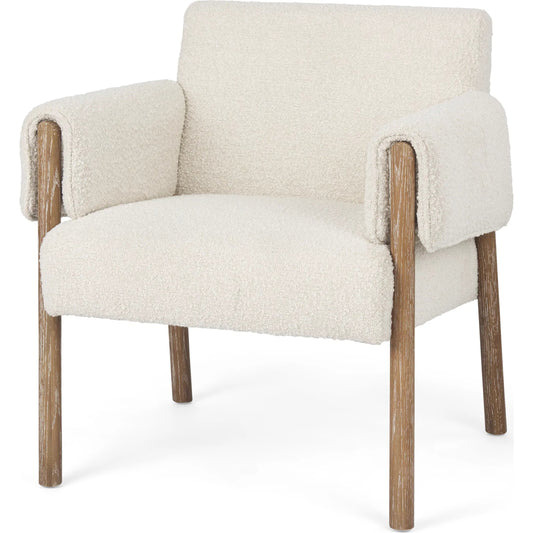 Ashton Upholstered Accent Chair by Mercana. Made from fabric in a unique style.