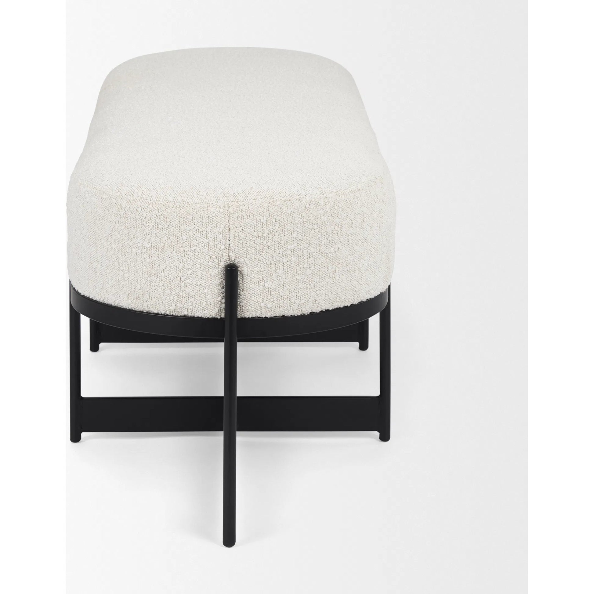 Amelia Bench by Mercana in cream. Made from unique in a modern style.