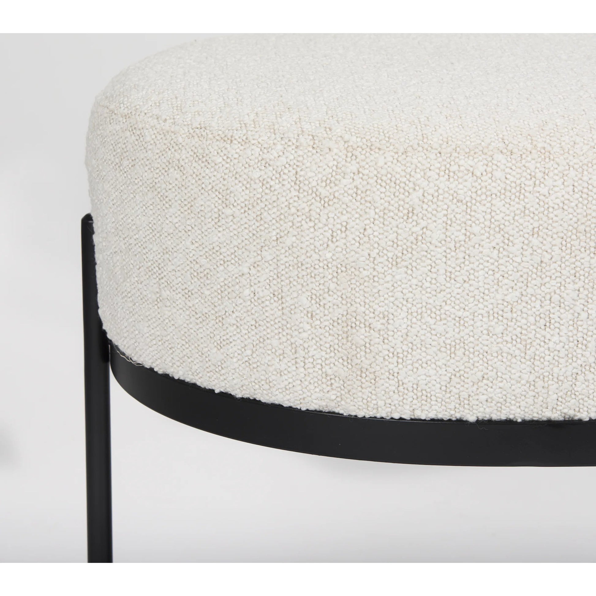 Amelia Bench by Mercana in cream. Made from unique in a modern style.