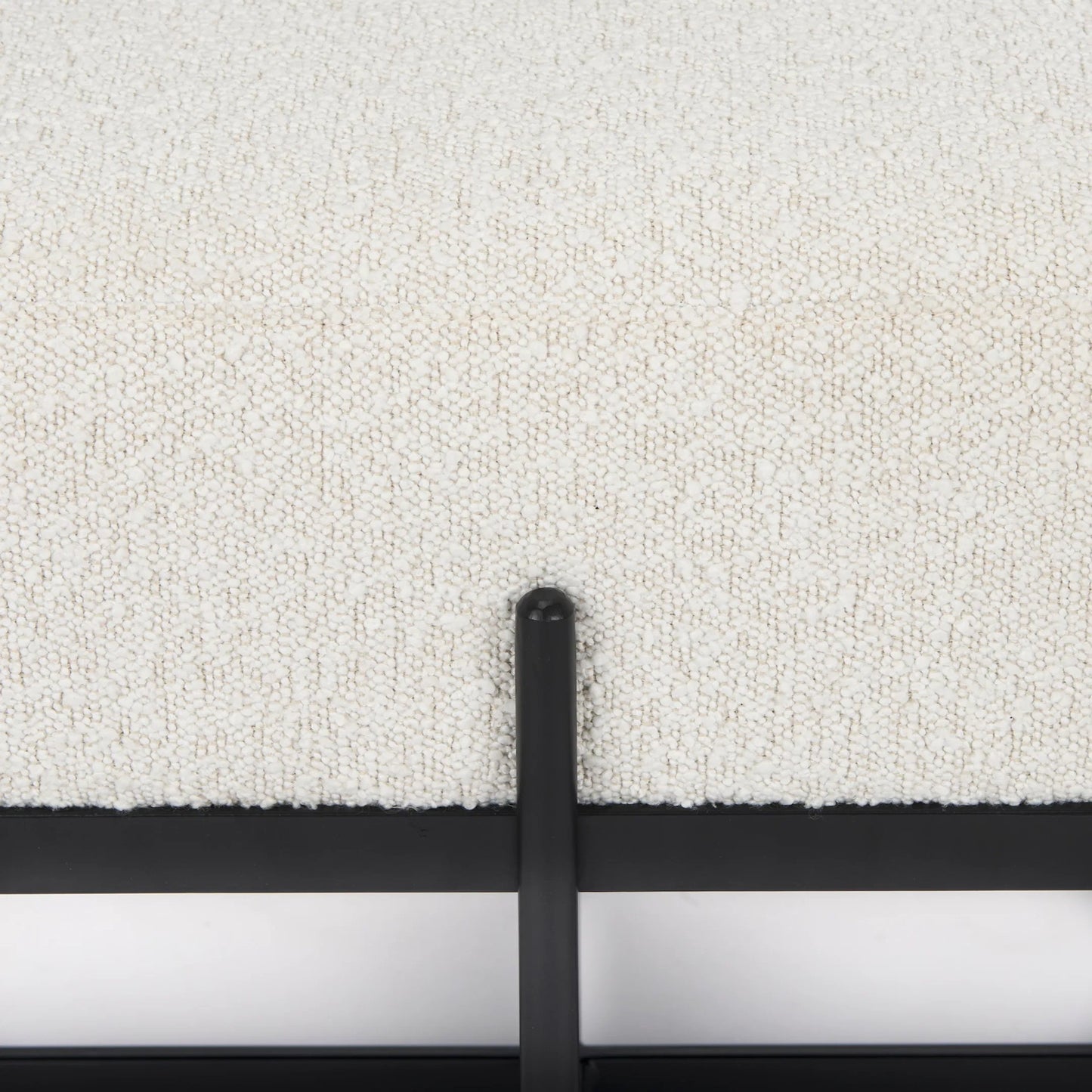016 SI-2369811 | Closeup | Amelia Bench by Mercana in cream. Made from unique in a modern style.