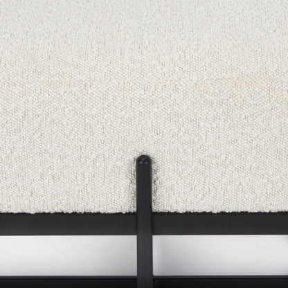 Amelia Bench by Mercana in cream. Made from unique in a modern style.