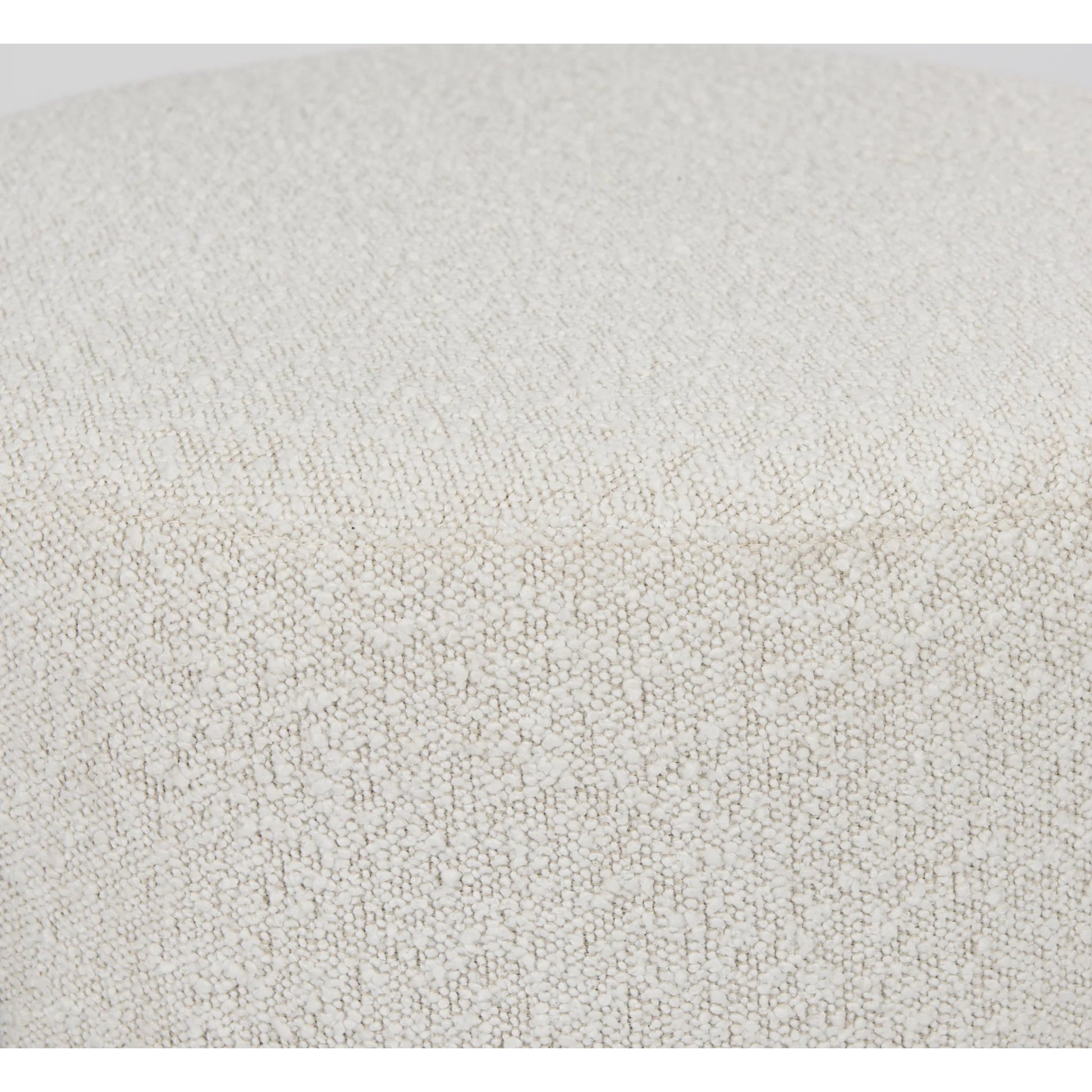 Amelia Stool by Mercana in cream. Made from fabric in a modern style.