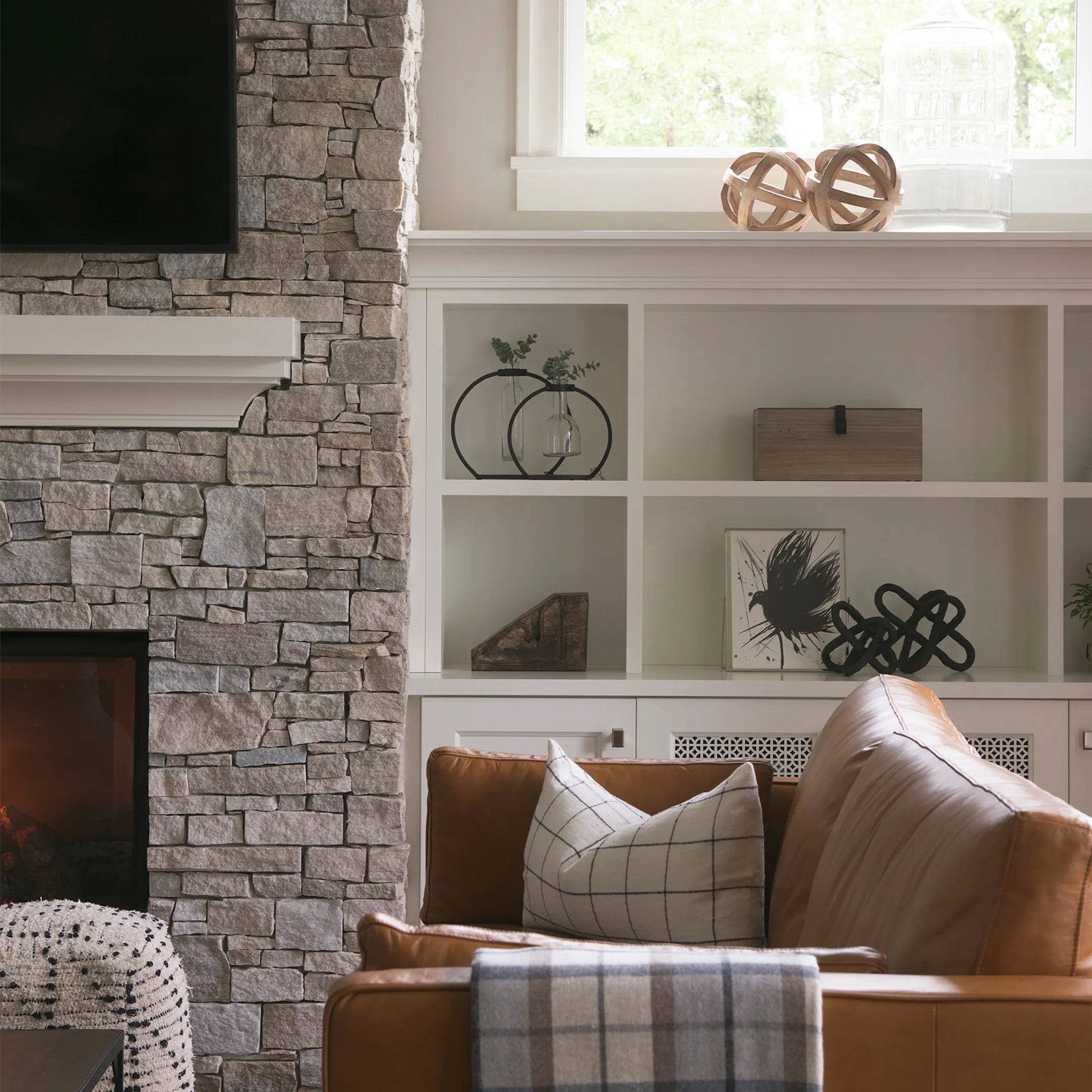 Monica I Glass Bottle Vase by Mercana in matte black. Made from unique in a modern style.