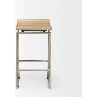 Givens Counter Stool by Mercana. Made from metal in a transitional style.
