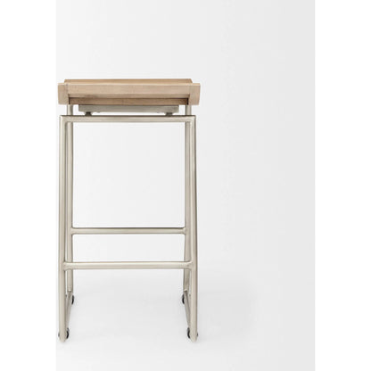 Givens Counter Stool by Mercana. Made from metal in a transitional style.