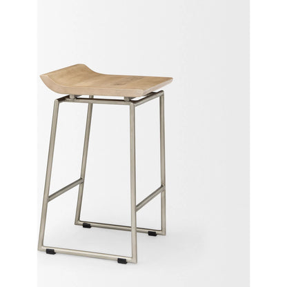 Givens Counter Stool by Mercana. Made from metal in a transitional style.
