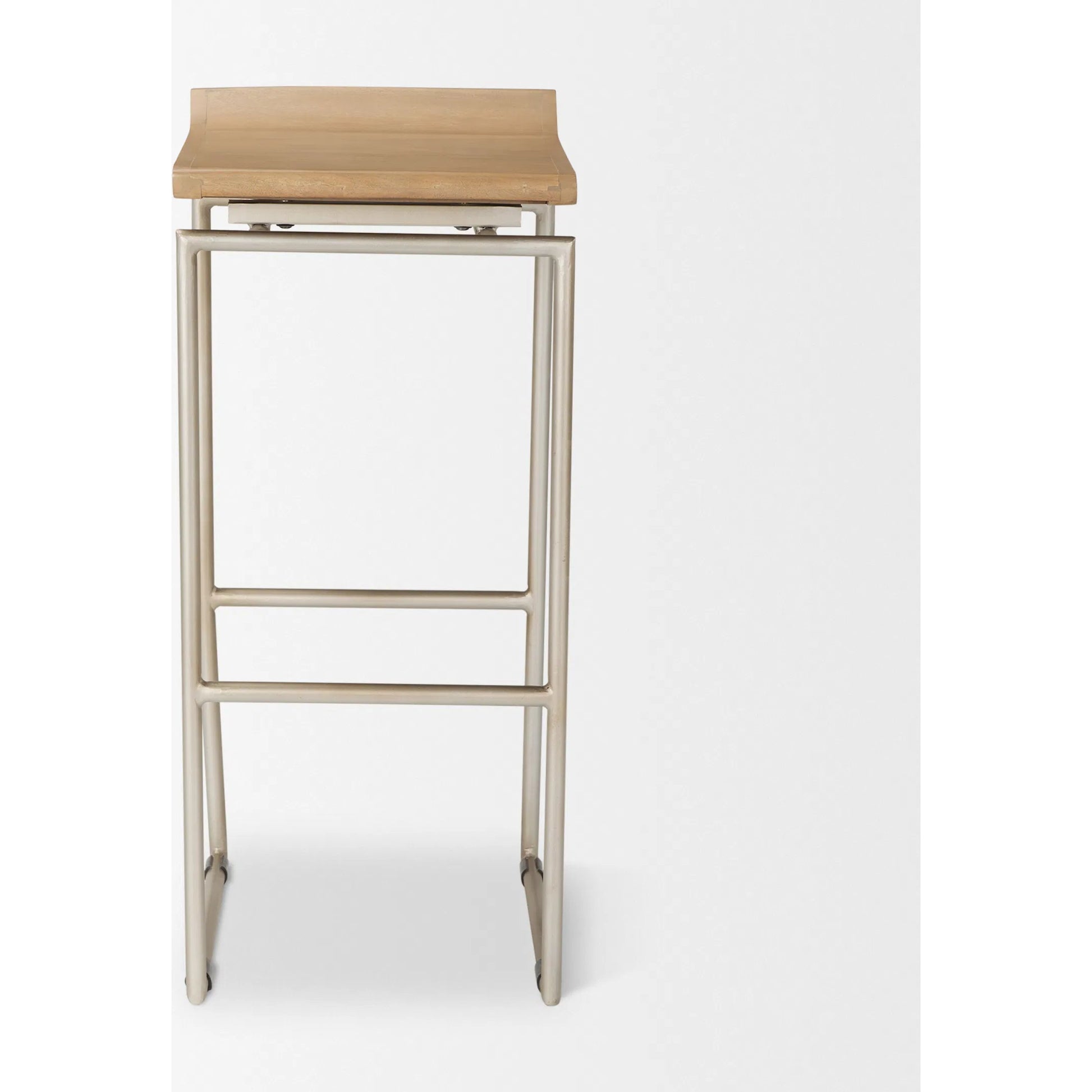 Givens Bar Stool by Mercana. Made from metal in a transitional style.