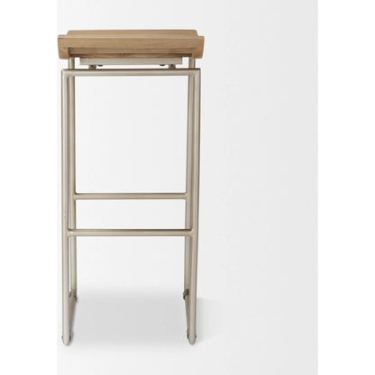 Givens Bar Stool by Mercana. Made from metal in a transitional style.