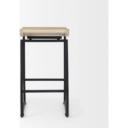 Givens Counter Stool by Mercana. Made from metal in a transitional style.