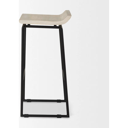 Givens Bar Stool by Mercana. Made from metal in a transitional style.