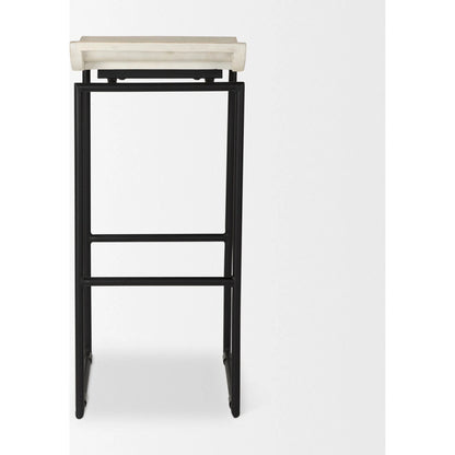 Givens Bar Stool by Mercana. Made from metal in a transitional style.