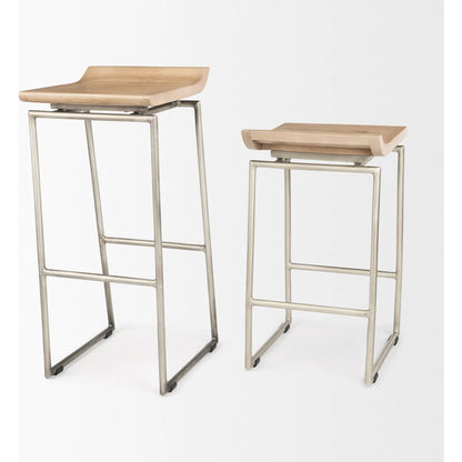 Givens Counter Stool by Mercana. Made from metal in a transitional style.
