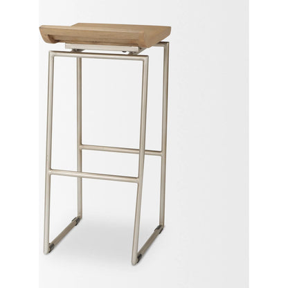 Givens Counter Stool by Mercana. Made from metal in a transitional style.
