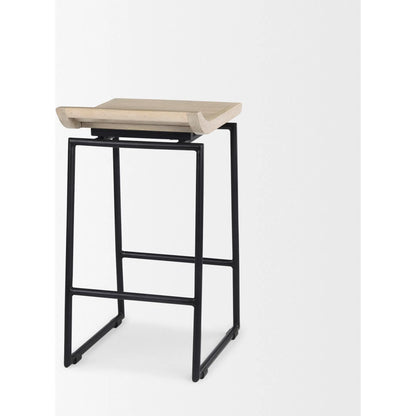 Givens Counter Stool by Mercana. Made from metal in a transitional style.