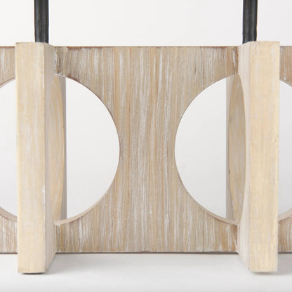 Cambie Candle Holders by Mercana in black, brown. Made from solid wood in a transitional style.