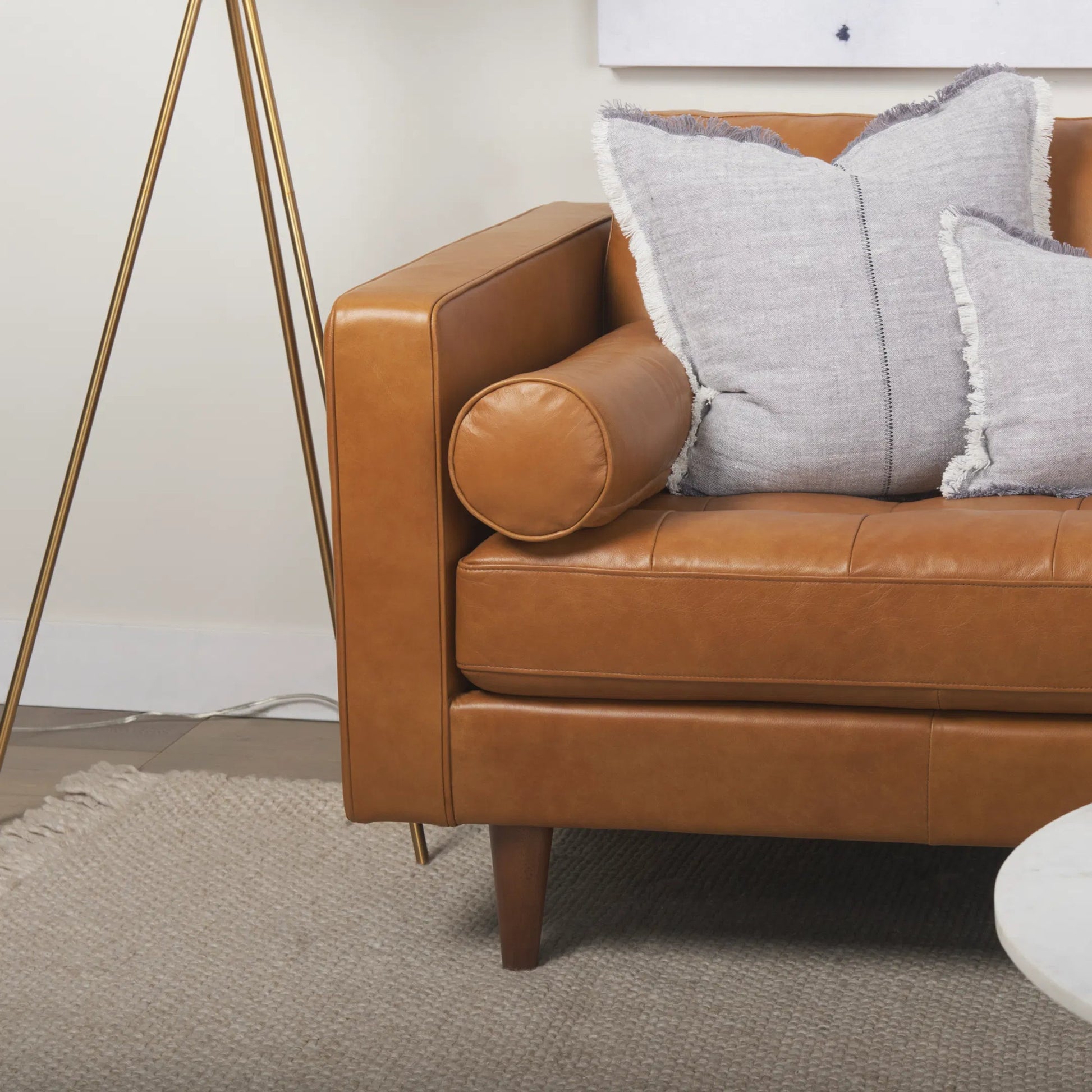Svend Sofa by Mercana. Made from genuine leather in a unique style.