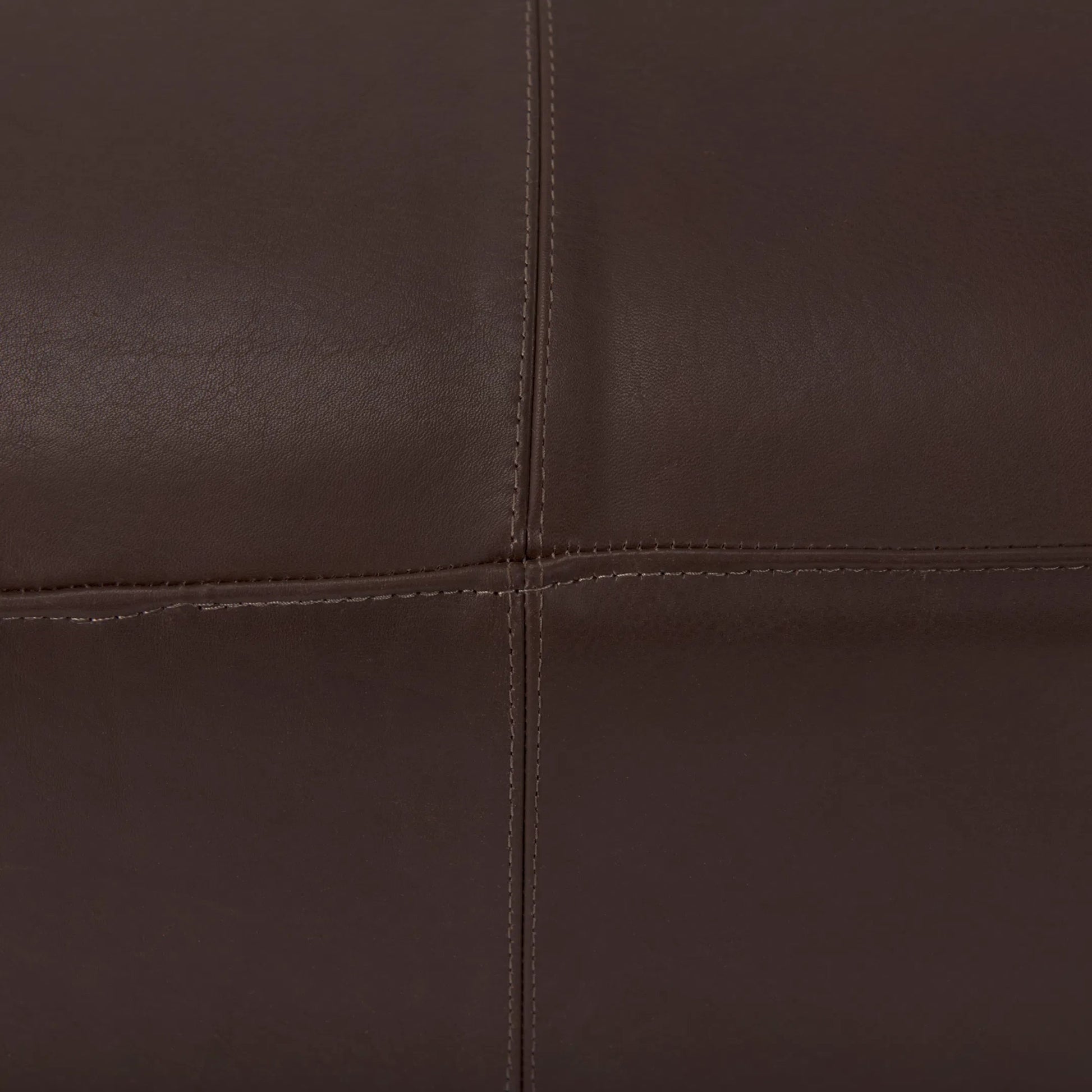 Minara Ottoman by Mercana in brown. Made from leather in a traditional style.