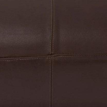 Minara Ottoman by Mercana in brown. Made from leather in a traditional style.