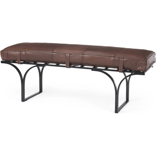 001 SI-2369397 | Primary Silo | Jessie Bench by Mercana in brown. Made from unique in a unique style.