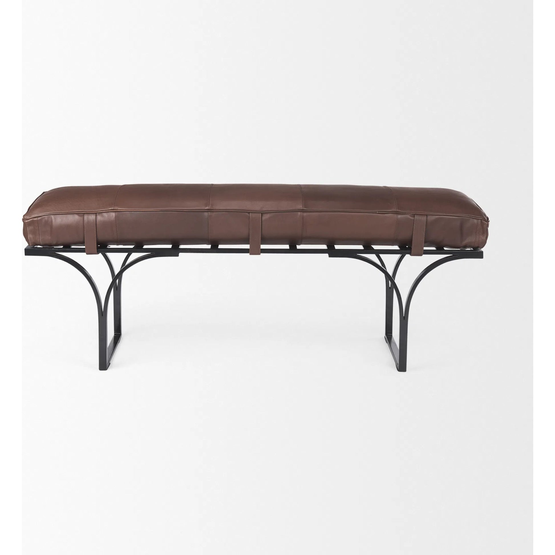 Jessie Bench by Mercana in brown. Made from unique in a unique style.