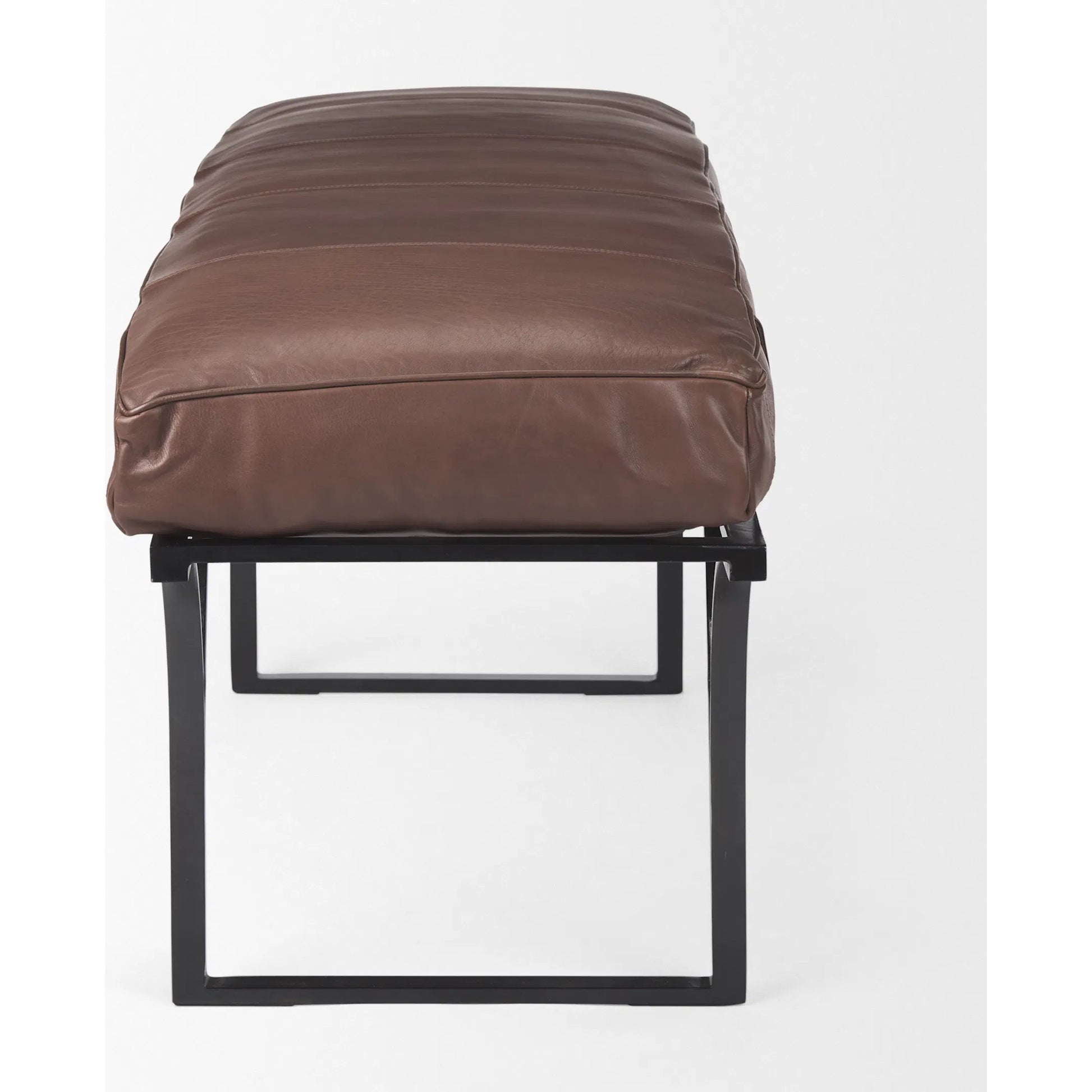 Jessie Bench by Mercana in brown. Made from unique in a unique style.