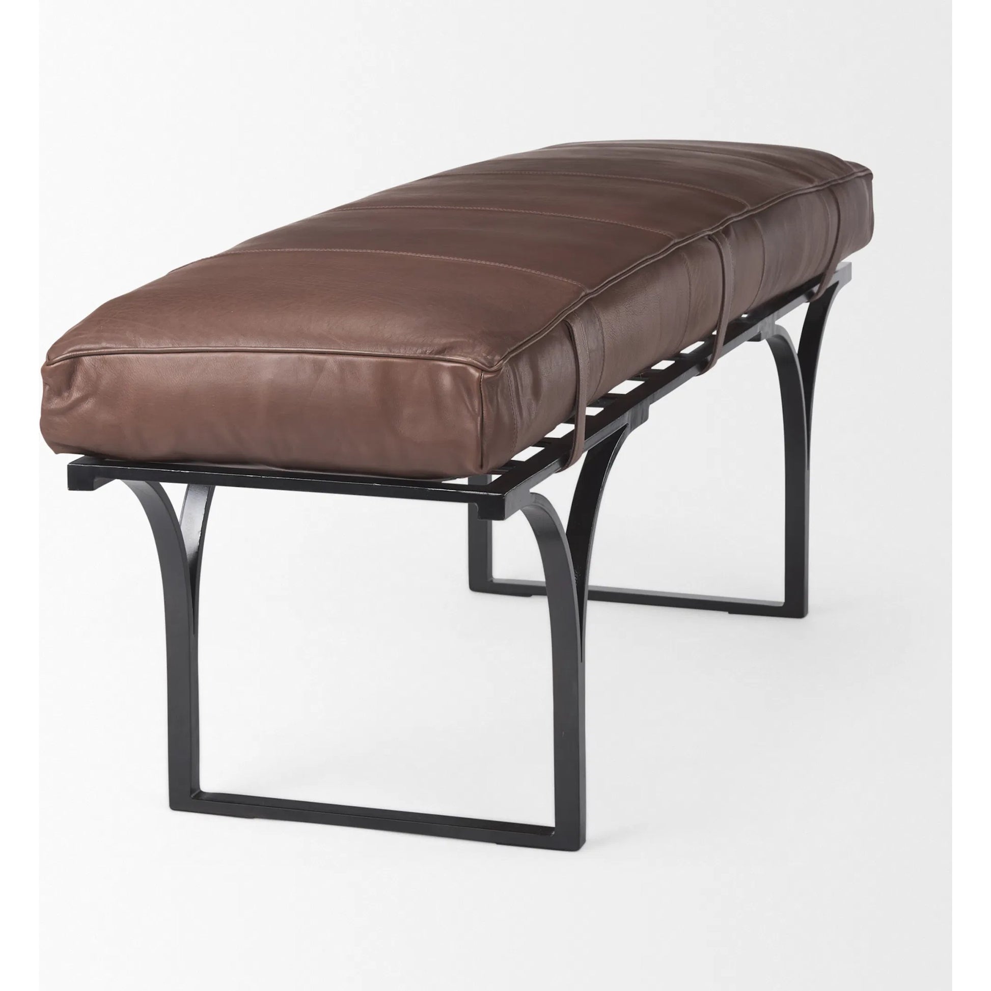 Jessie Bench by Mercana in brown. Made from unique in a unique style.