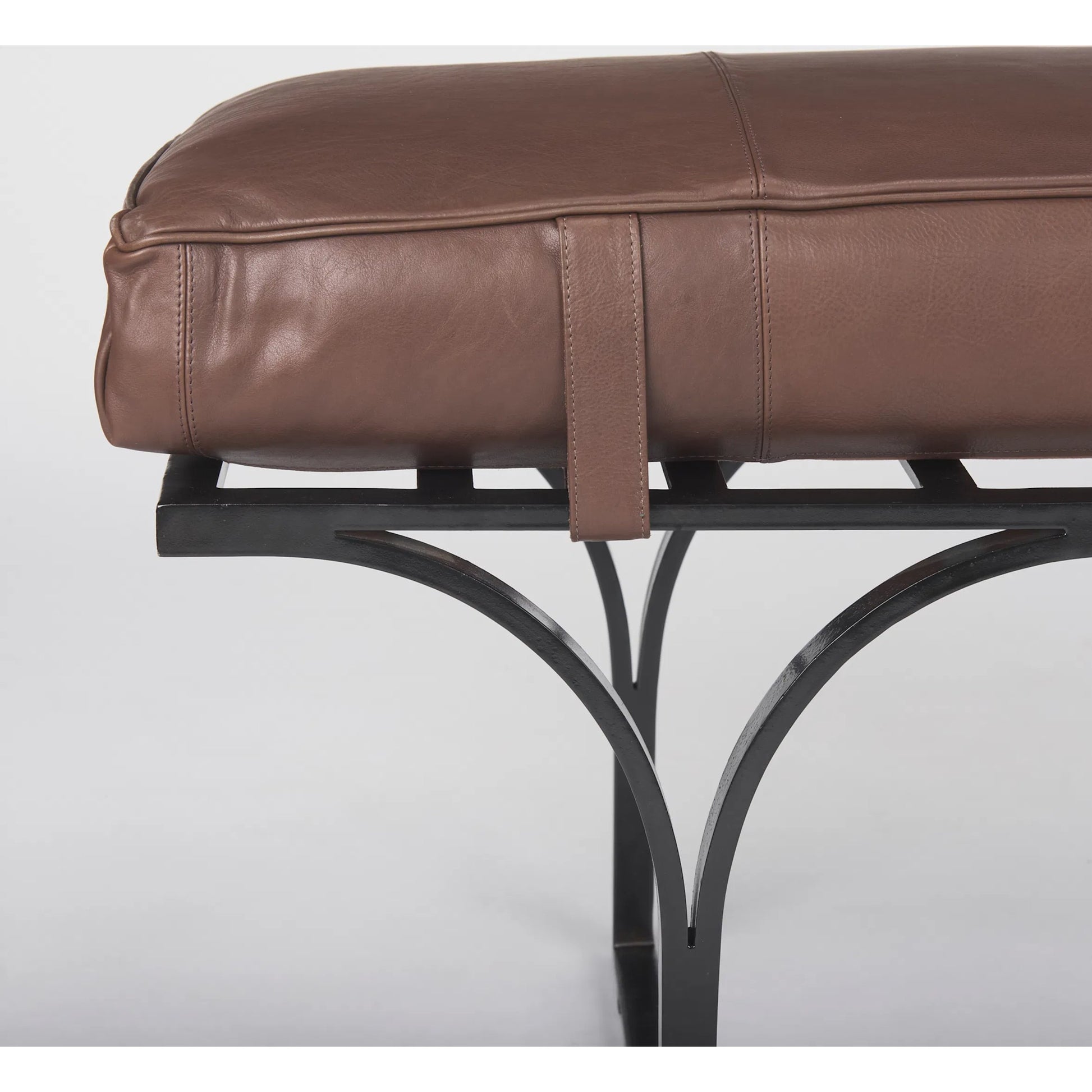 Jessie Bench by Mercana in brown. Made from unique in a unique style.