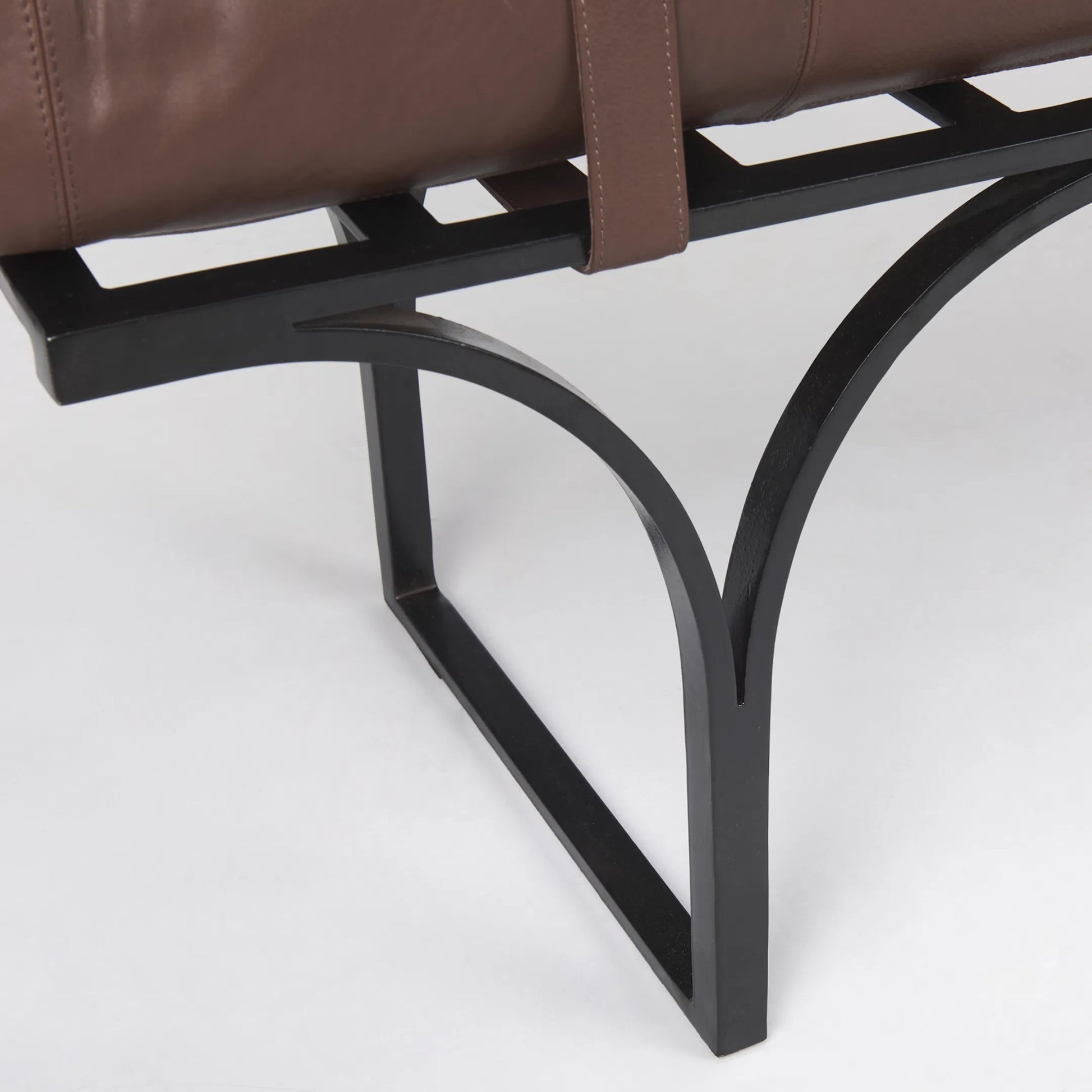 Jessie Bench by Mercana in brown. Made from unique in a unique style.