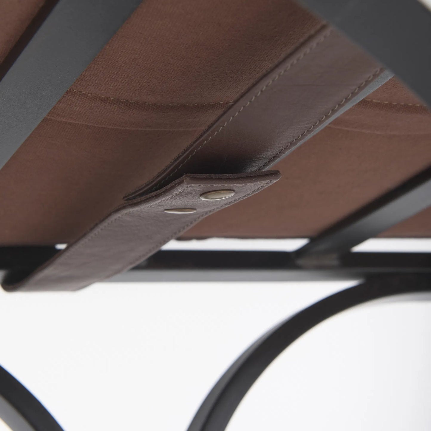 009 SI-2369397 | Closeup | Jessie Bench by Mercana in brown. Made from unique in a unique style.