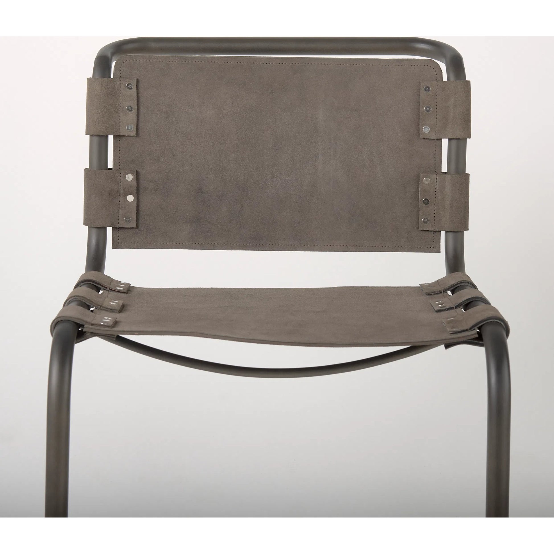 Berbick Dining Chair by Mercana. Made from leather, iron in a unique style.