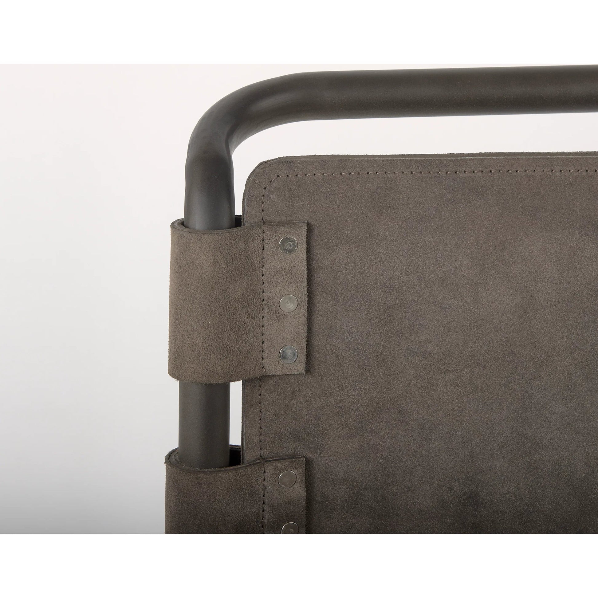 Berbick Dining Chair by Mercana. Made from leather, iron in a unique style.