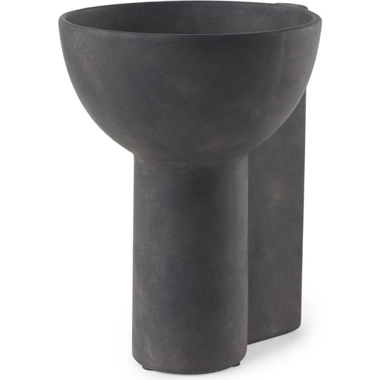 Sariah Black Vase by Mercana in black. Made from ceramic in a unique style.