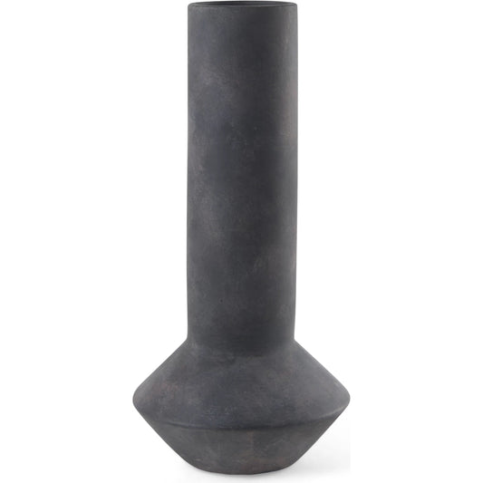 Esme Vase by Mercana in black. Made from ceramic in a unique style.