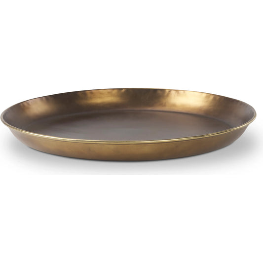Eagan Tray by Mercana in gold. Made from metal in a unique style.