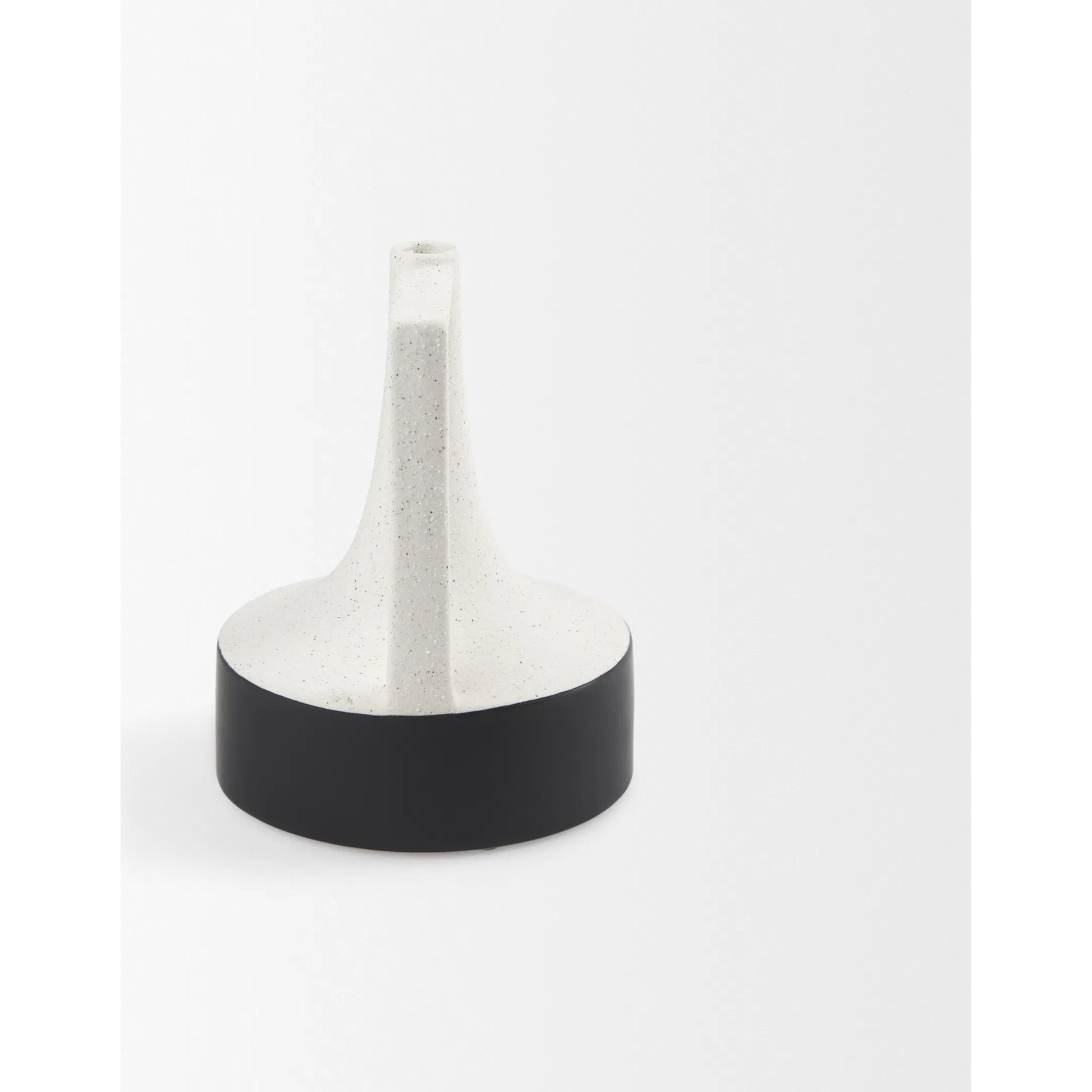 Burton White Jug Vase by Mercana in white. Made from ceramic in a modern style.