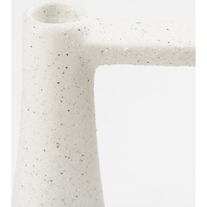Burton White Jug Vase by Mercana in white. Made from ceramic in a modern style.