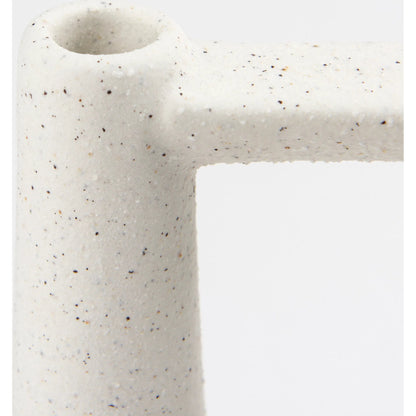 Burton White Jug Vase by Mercana in white. Made from ceramic in a modern style.