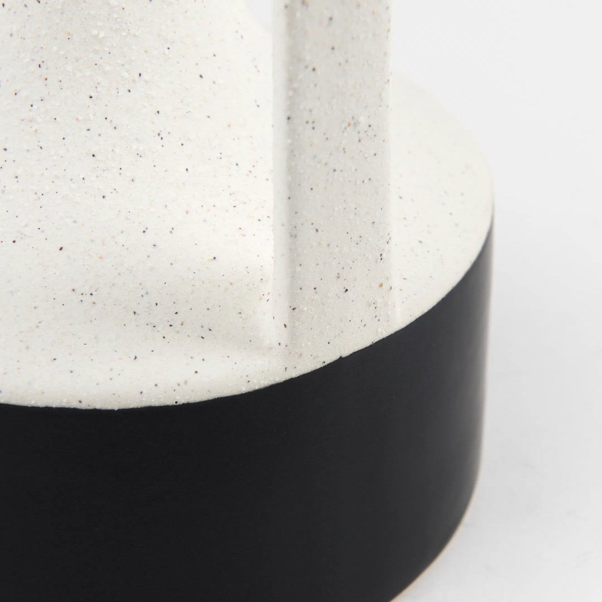 Burton White Jug Vase by Mercana in white. Made from ceramic in a modern style.