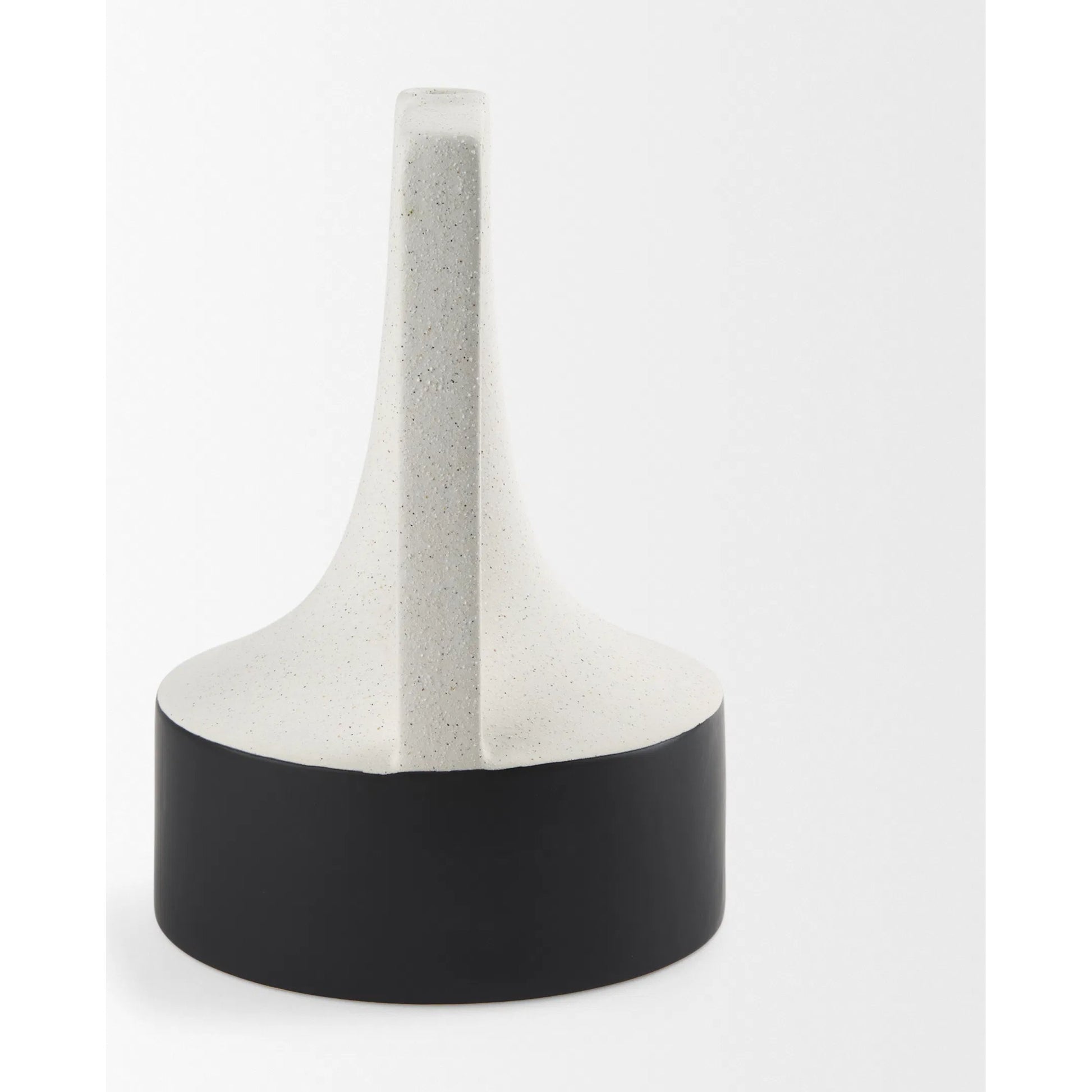 Burton White Jug Vase by Mercana in white. Made from ceramic in a modern style.