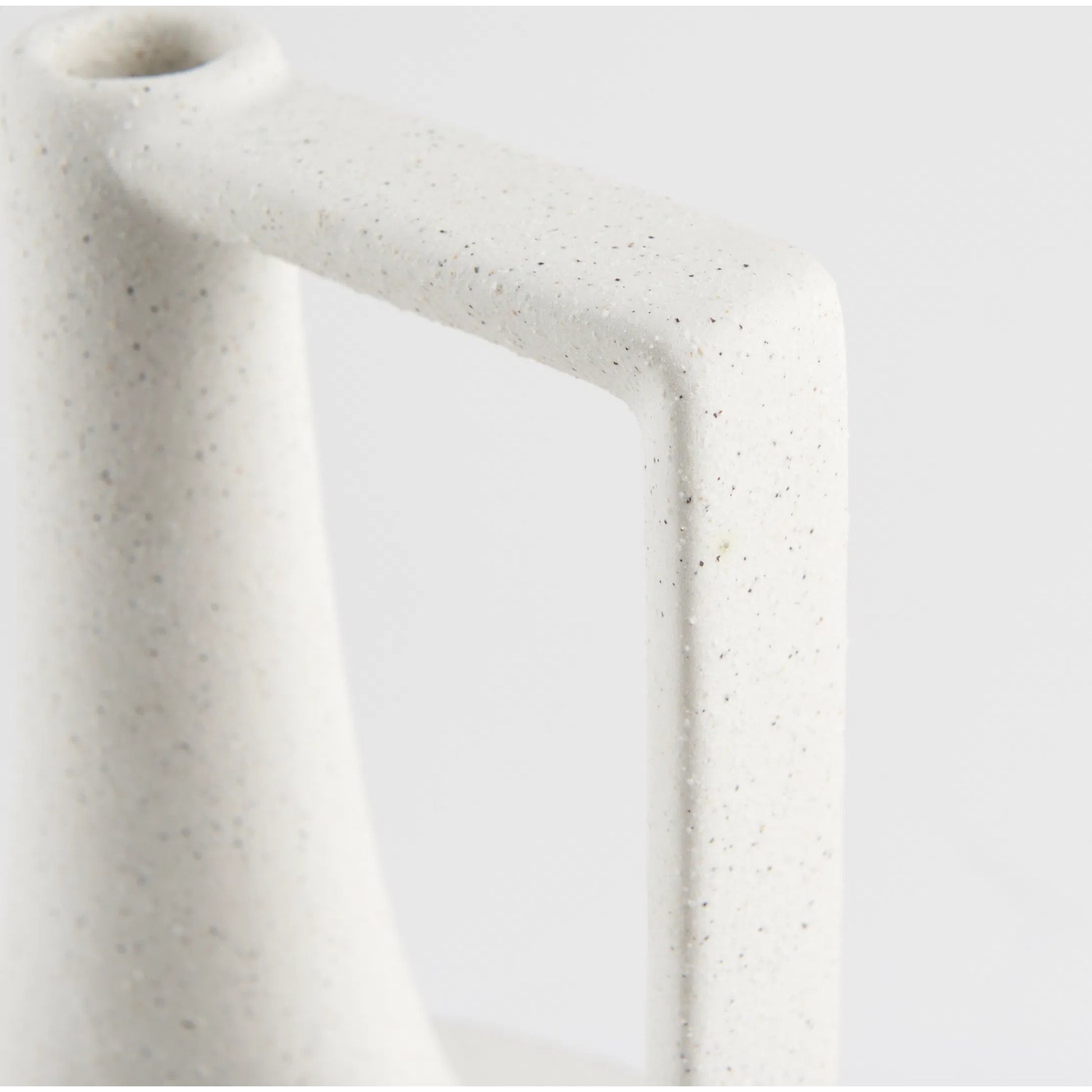 Burton White Jug Vase by Mercana in white. Made from ceramic in a modern style.